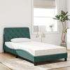 vidaXL Bett mit Matratze Dunkelgrün 100x200 cm Samt 3208643 Bild 3