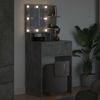 vidaXL Schlafzimmer-Frisiertische Beton Grau 80 x 39,6 x 135 cm 888990 Bild 4