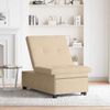 vidaXL Schlafsofa Ausziehbar Creme 194 x 67 x 82 cm Mikrofaser 42008611 Bild 3