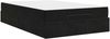 vidaXL Bettgestell mit Matratze 2 pcs Schwarz Samt 3399554 Bild 2
