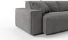 KAWOLA Sofa RANI Ecksofa Cord grau Recamiere rechts 71 x 189 x 299 cm Bild 5