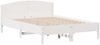 vidaXL Massivholzbett ohne Matratze Weiß 120x200 cm Kiefernholz 842599 Bild 2