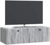 vidaXL Wandmontierter TV-Schrank 98 x 41 x 30 cm Grau Sonoma 899211 Bild 2