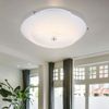 LED Deckenleuchte, Kristalle, Glas Chrom, D 25 cm Bild 3