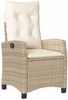 vidaXL 5-tlg. Garten-Essgruppe mit Kissen Beige Poly Rattan 3212803 Bild 5
