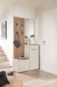 HBZ Kompaktgarderobe Simple mit Spiegel, Flurgarderobe BxHxT 88x195x35 cm (4-St) mit Bank, Paneel, Schuhkommode mit Schubkasten und Spiegel Bild 2