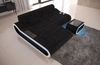 Stoff Ecksofa Concept L Form - Strukturstoff - dunkelgrau-weiß - Links Bild 3