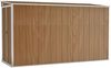 vidaXL Wandmontiertes Gartenhaus Braun 118 x 288 x 178 cm Verzinkter Stahl 316228 Bild 2
