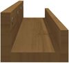 vidaXL Wandregale 2 Stk. Honigbraun 80x12x9 cm Massivholz Kiefer 823592 Bild 5