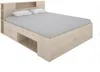 Vente-unique - Bett mit Kopfteil, Stauraum & Schubladen - 140 x 190 cm - Naturfarben - LEANDRE Bild 3