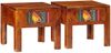 vidaXL Nachttisch 2 Stk. 40x40x36 cm Massivholz Akazie 4016488 Bild 1