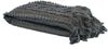 Webpelzdecke Strickdecke Zopfmuster Kuscheldecke Plaid 130x170 Nala grau 40140 Bild 4