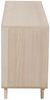 Sideboard 100 x 36cm MDF Paulownia-Holzfurnier und Rattanfront mit viel Stauraum Bild 5