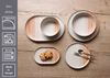 Ritzenhoff & Breker Trio Servierplatte 30 x 20 cm 6er Set - Braun Bild 2
