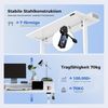 Höhenverstellbarer Schreibtisch 140x60 cm Elektrisch mit 2 Schubladen Bild 4