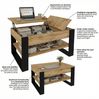 TREND WERK Couchtisch Lift-Couchtisch höhenverstellbar Sofatisch 92×54 cm mit Stauraum (verstecktem Fach Wohnzimmertisch Holz modern Wohnzimmertisch) Bild 4
