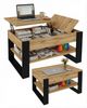 TREND WERK Couchtisch Lift-Couchtisch höhenverstellbar Sofatisch 92×54 cm mit Stauraum (verstecktem Fach Wohnzimmertisch Holz modern Wohnzimmertisch) Bild 2
