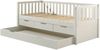 Ausziehbett Karena 211x98x86 Kojenbett Massivholz Weiß Bild 2