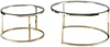 Vente-unique - MAEVANE Couchtisch MetallGlas TransparentGold - B 60 cm80 cm x H 38 cm42 cm x L 60 cm80 cm Bild 5