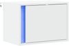 vidaXL Wand-Nachttisch mit LED-Leuchten Weiß 852089 Bild 3