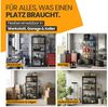 Kreher Schwerlastregal 'Evo' mit 5 Böden - aus Kunststoff - in Schwarz (Set wählbar) Bild 4