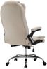 CLP Bürostuhl ergonomisch 150 kg belastbar Thor, Drehstuhl mit modernes Design,creme Bild 5
