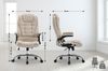 CLP Bürostuhl ergonomisch 150 kg belastbar Thor, Drehstuhl mit modernes Design,creme Bild 3