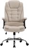 CLP Bürostuhl ergonomisch 150 kg belastbar Thor, Drehstuhl mit modernes Design,creme Bild 2