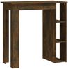 vidaXL Bartisch mit Regal Räuchereiche 102x50x103,5 cm Holzwerkstoff 812963 Bild 2