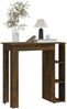vidaXL Bartisch mit Regal Räuchereiche 102x50x103,5 cm Holzwerkstoff 812963 Bild 5