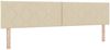 vidaXL Boxspringbett mit Matratze Creme 200 x 200 cm Stoff 3340302 Bild 5