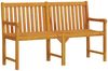 vidaXL Gartenbänke 1-Sitzanzahl 150 x 55,5 x 90 cm Massivholz Akazie 316611 Bild 2