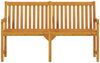 vidaXL Gartenbänke 1-Sitzanzahl 150 x 55,5 x 90 cm Massivholz Akazie 316611 Bild 3