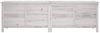 vidaXL Gartentruhe Weiß 198,5x50x56,5 cm Massivholz Tanne 364761 Bild 4