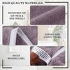 2er Pack KinHwa Mikrofaser Handtuch Haare 50x100cm Violett Bild 5