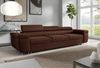 Schlafsofa CARMEN, moderne Couch mit verstellbaren Kopfstützen, ausziehbare Polstercouch, Sofa mit Schlaffunktion, Kronos 06, 90 x 98 x 262 cm Bild 2