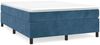 vidaXL Boxspringbett mit Matratze Dunkelblau 140x200 cm Samt 3144685 Bild 2