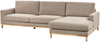 Beliani 'Siggard' Rechtsseitig Ecksofa Taupe Stoff Bild 4