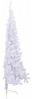 vidaXL Künstlicher Halb-Weihnachtsbaum mit Ständer Weiß 240 cm PVC 328421 Bild 4