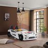 Autobett Kinderbett "Rio" 90x200 Carbon mit LED Leuchte inkl. Lattenrost - Varianten Bild 2