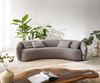 3-Sitzer Larna 260x120 cm Bouclé Silbergrau Bild 2
