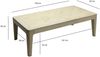 FINEBUY Couchtisch FB77663 Sofatisch 120cm Wohnzimmertisch Loungetisch (Warme Holzoptik mit natürlicher Maserung), Zeitloses Design für stilvolle Wohnräume Bild 3