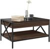 Couchtisch, Sofatisch mit Infinity-LED Braun Eichen-Optik 70x50x38 cm Bild 5