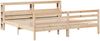 vidaXL Bettgestell mit Kopfteil ohne Matratze 200x200 cm 3305951 Bild 3