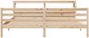 vidaXL Bettgestell mit Kopfteil ohne Matratze 200x200 cm 3305951 Bild 4