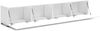 Wohnwand >Mister< in weiss, Lack Hochglanz - 225x38cm (BxT) Bild 5