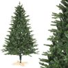 oyajia Künstlicher Weihnachtsbaum Künstlicher Weihnachtsbaum mit Holzbeinen, Tannenbaum, 150 cm, 400 Zweige, PVC/PE Bild 4