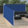vidaXL Ausziehbare Seitenmarkise Blau 140 x 1000 cm 48488 Bild 3