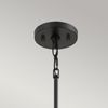 Quoizel QZ-BISMARCK-MP-EK Hängeleuchte Bismarck E27 60W Stahl; Erde schwarz L:6cm B:25. 4cm Ø25. 4cm dimmbar höhenverstellbar Bild 4