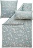 Estella Mako-Satin Bettwäsche 135x200 Sakura mint Kirschblüte Zweige 7904-520 Bild 2